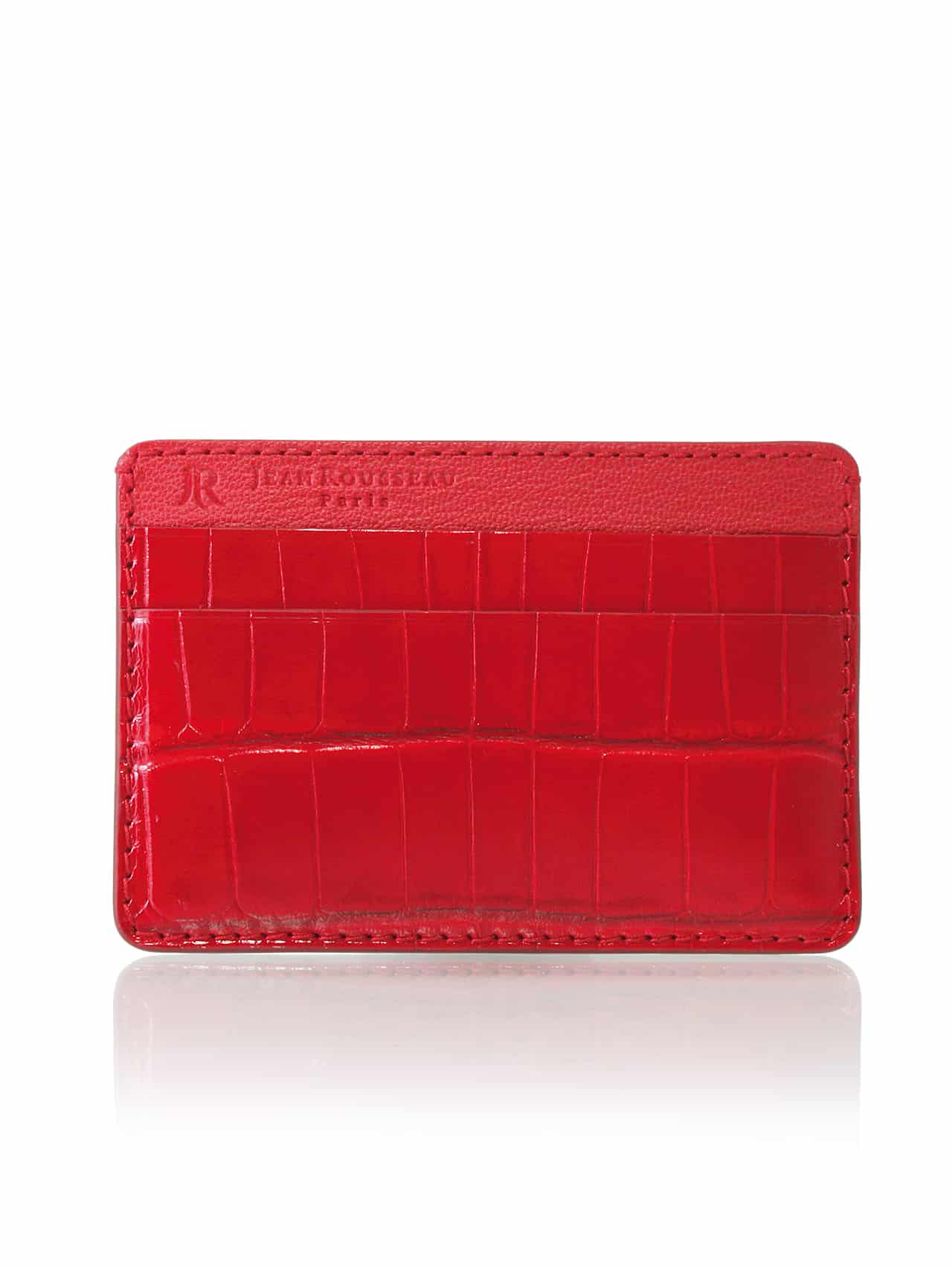 Mini wallet chameleon collection alligator - Maison Jean Rousseau