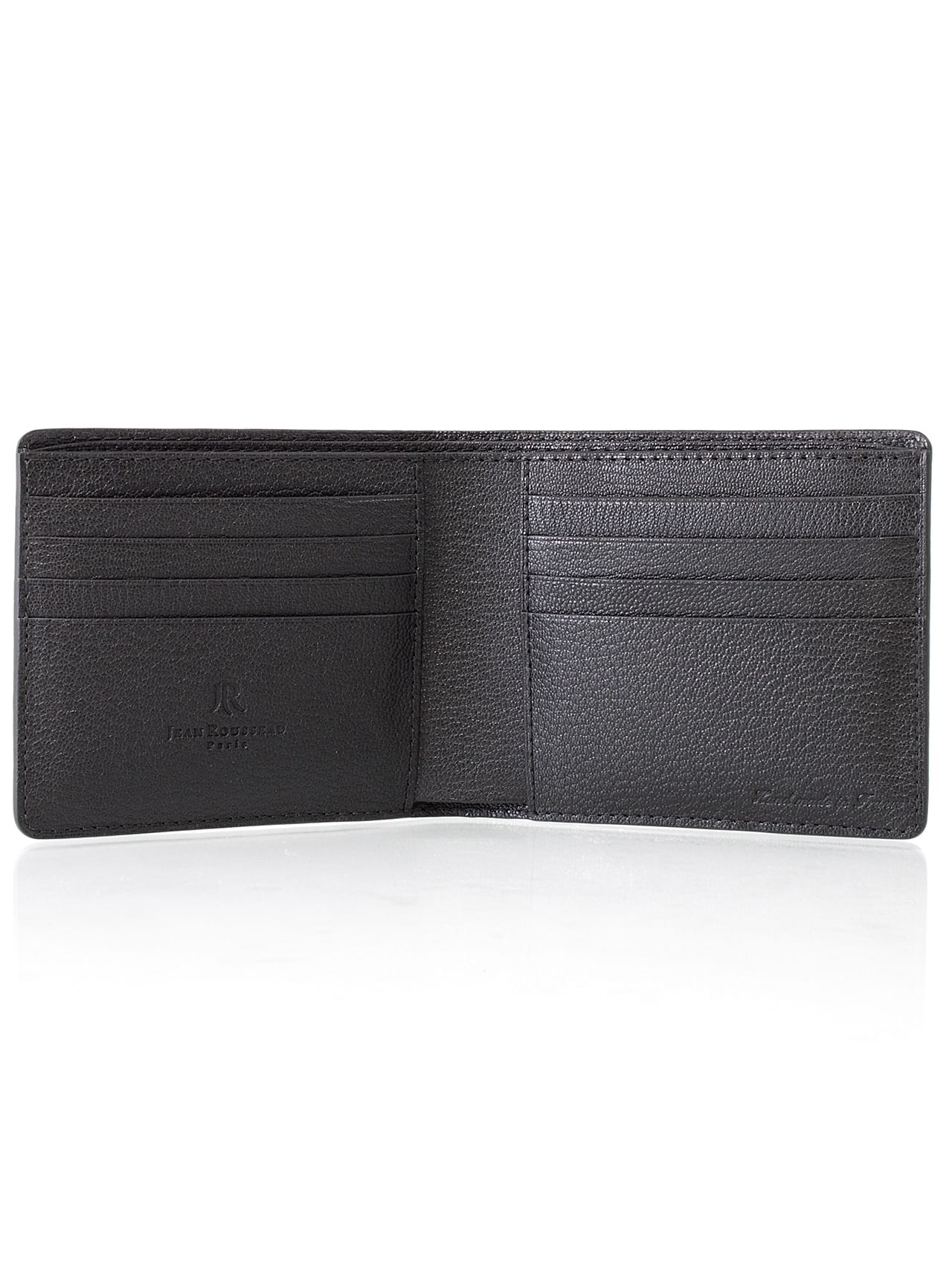 Louis Vuitton Leather Bi Fold Wallet Black - Gem