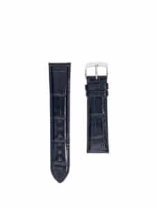 Classic 3.5 watch strap navy shiny alligator