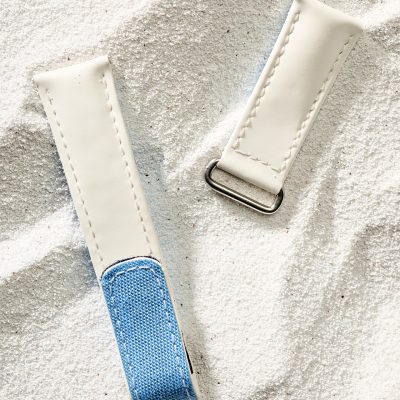 <span class="cat_name">Velcro Watch strap</span><br><span class="material_name">Rubber</span><br><span class="color_name">White Plate</span>