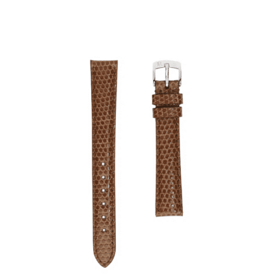 qualité bracelet montre brillant lézard marron