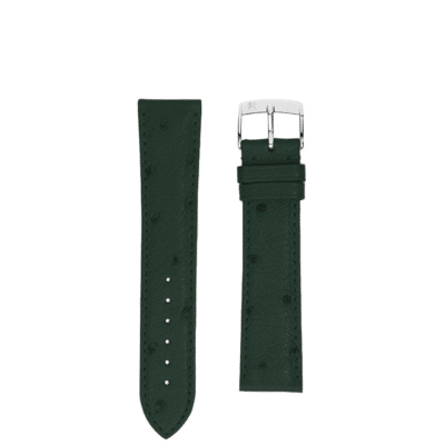 quality watch strap ostrich black