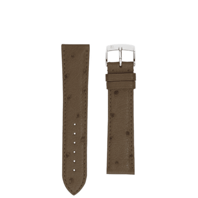 quality watch strap ostrich brown