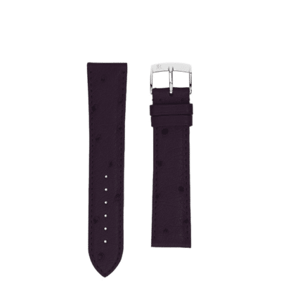 quality watch strap ostrich purple