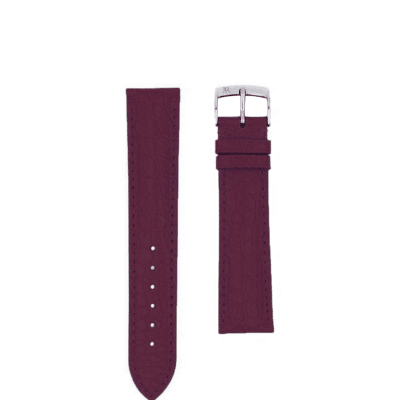 qualité bracelet montre semi mat alligator violet