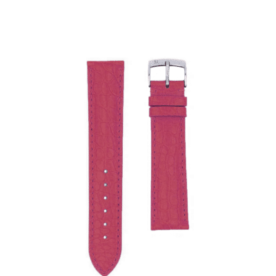 quality watch strap semi matte alligator pink