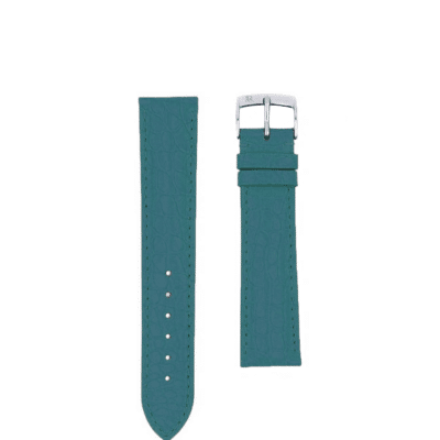 quality watch strap shiny alligator grey