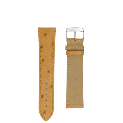 qualité bracelet montre autruche ocre