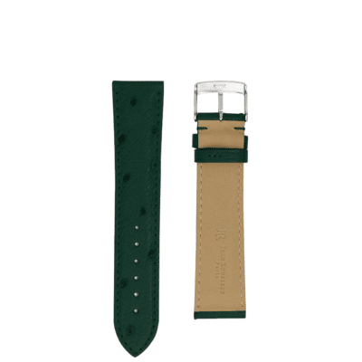 quality watch strap ostrich black