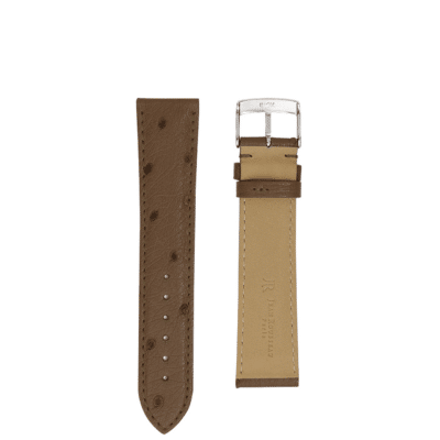 quality watch strap ostrich brown