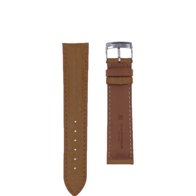 quality watch strap semi matte alligator honey