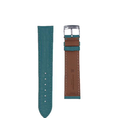 <span class="cat_name">Classic 3.5 Watch strap</span><br><span class="material_name">Semi matte alligator</span><br><span class="color_name">Arctic Blue</span>