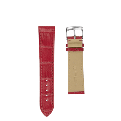 quality watch strap semi matte green carmine