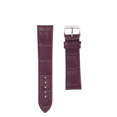 quality watch strap shiny purple