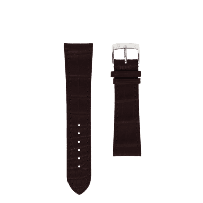 quality watch strap semi matte truffle