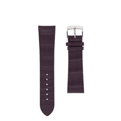 quality watch strap semi matte dark purple