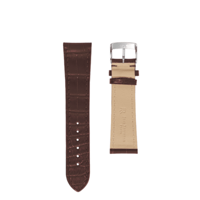 quality watch strap semi matte praline