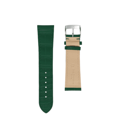 quality watch strap semi matte british green