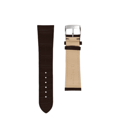 quality watch strap semi matte coffee