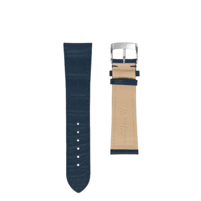 quality watch strap semi matte night blue