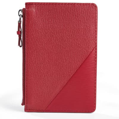 easy wallet red calf