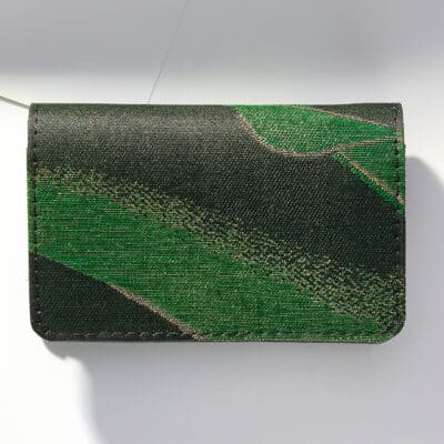 Business Cardholder green Shokaku Kimono