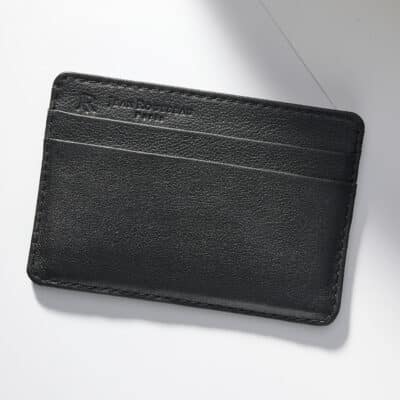 “Essentiel” slim cardholder green Shokaku Kimono