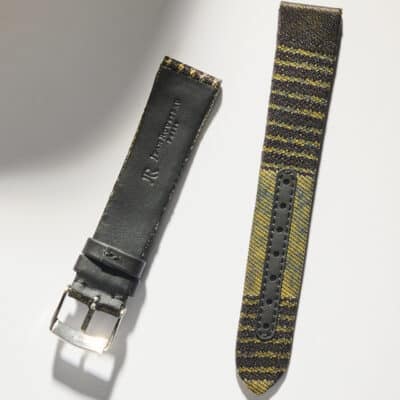 Padded Chic watch strap gold Hishitsunagi Kimono